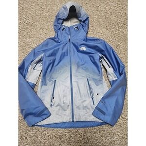 The North Face Fuseform Dot Matrix Jacket Hyvent 2.5L Womens Small Blue Sliver